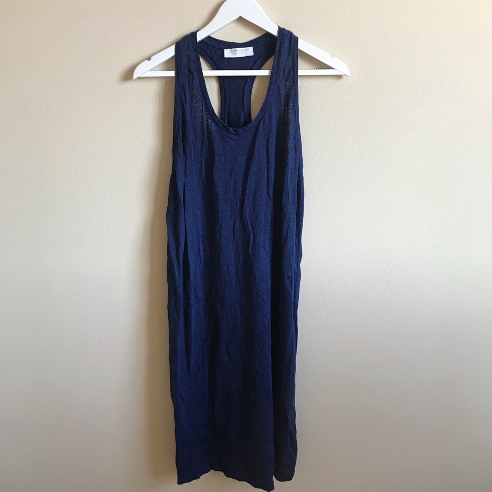 Everlane, Blue, Tank Dress, Size Medium